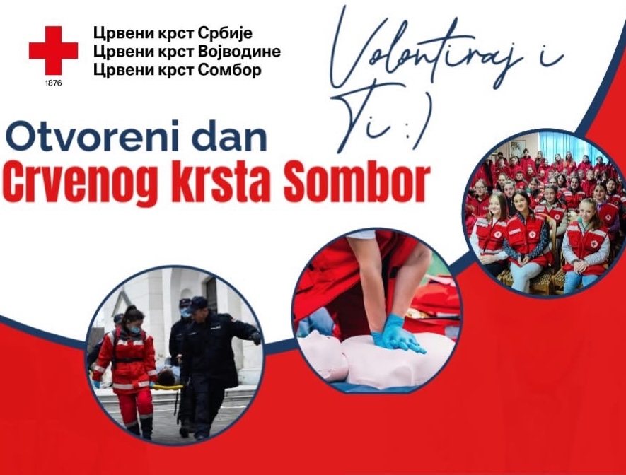 Crveni krst Sombor otvara vrata građanima – poziv budućim volonterima