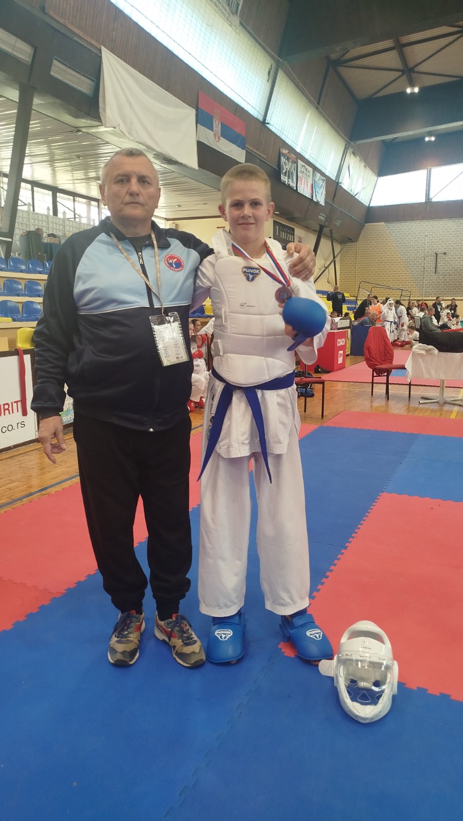 Stefan Lazić vicešampion Srbije u karateu