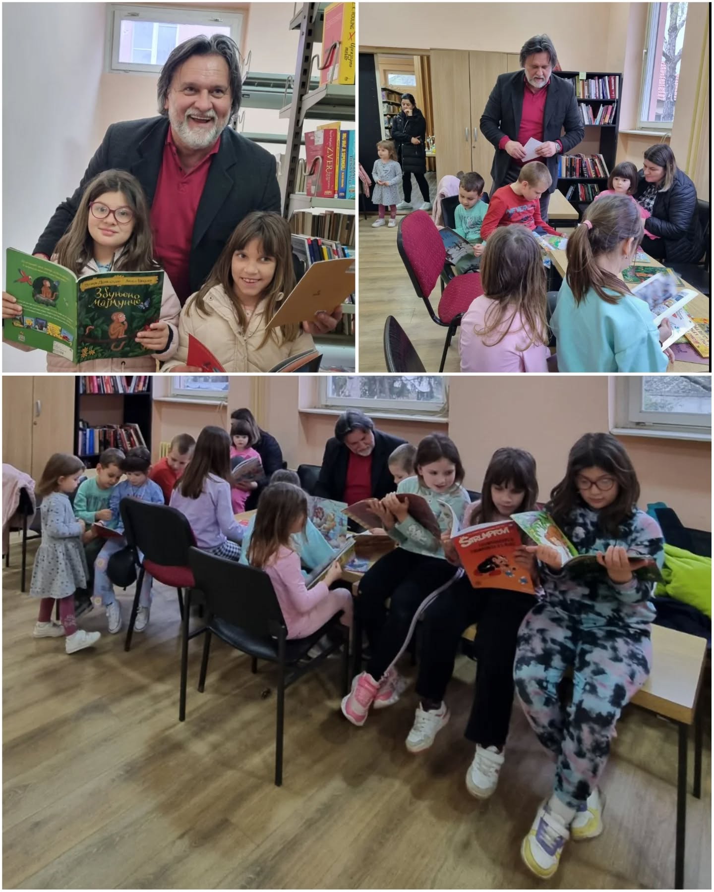 Mališani iz Čonoplje uživali u poseti biblioteci