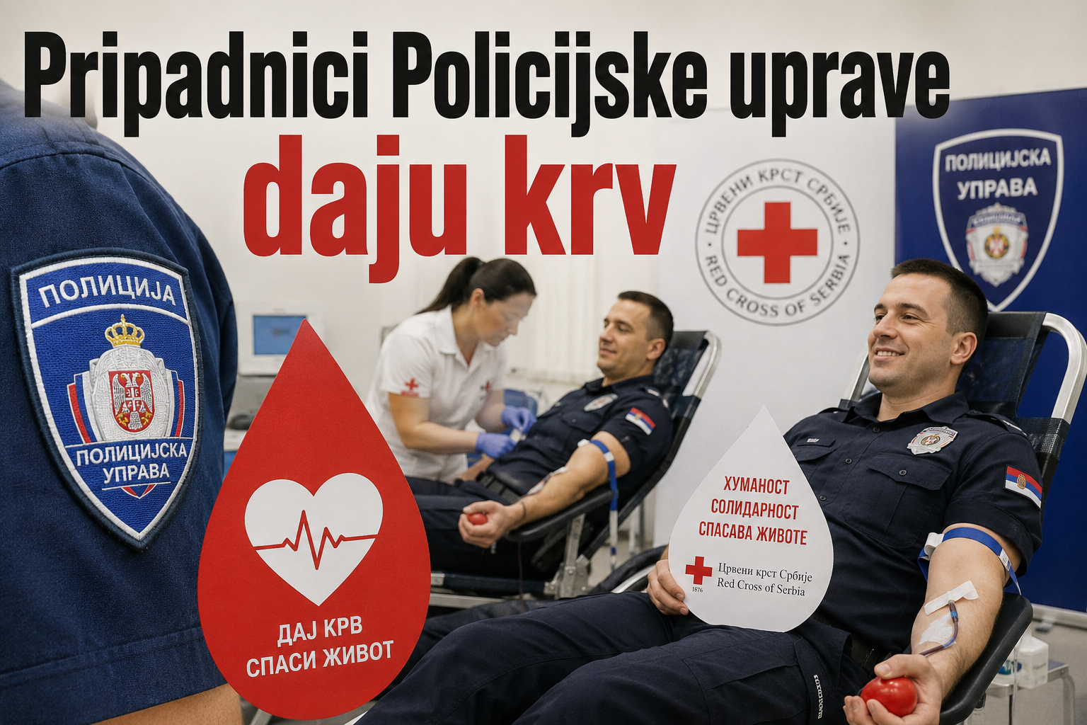 Policija učestvuje u akciji davanja krvi u Somboru