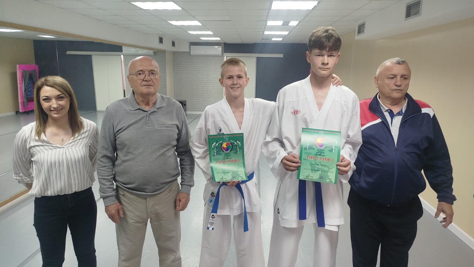 DVA NOVA NOSIOCA BRAON POJASA U KARATE KLUBU „RAVANGRAD“