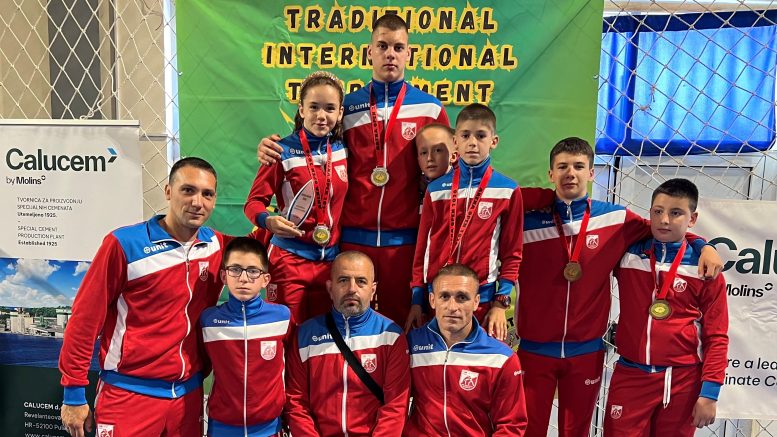 Radnički osvojio pet medalja na međunarodnom turniru u Puli