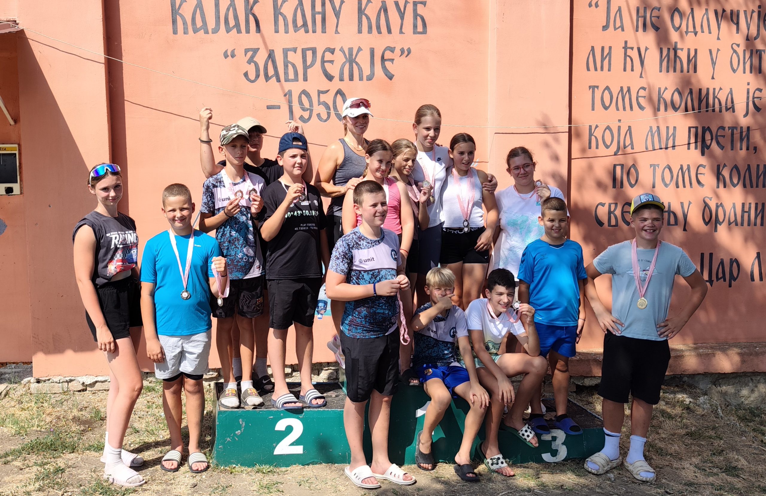 KKK Sombor vicešampion Mini kajak lige Srbije