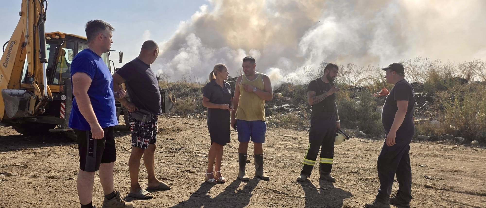 Požar na deponiji u Odžacima: U toku akcija gašenja