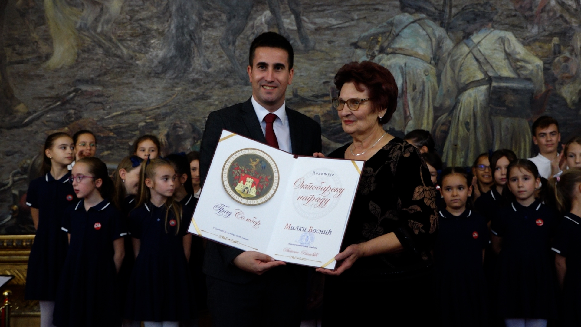 Dan oslobođenja Sombora obeležen polaganjem venaca i dodelom „Oktobarske nagrade“